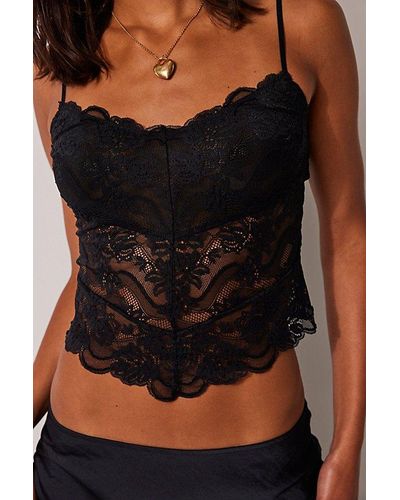 Free People First Love Cami - Black