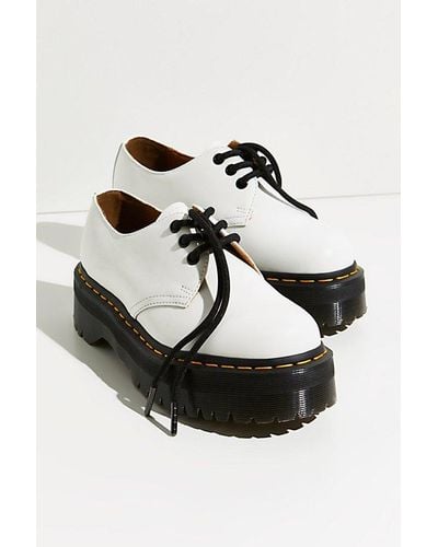 Free People Dr. Martens 1461 Quad Oxfords - White