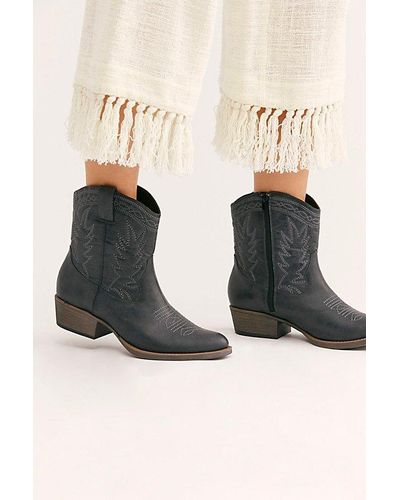 Free People Bottillons Végan Ranch - Black