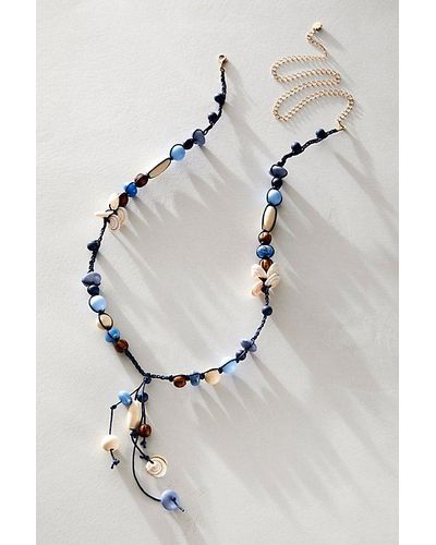 Free People Moana Belly Chain - Blue