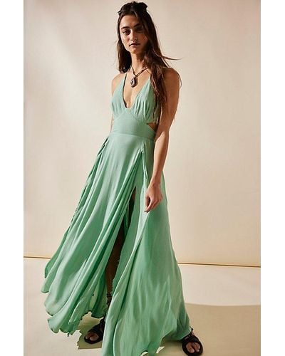 Free People Lille Maxi Dress - Green