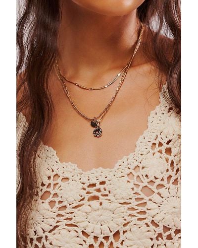 Free People Effortless Layered Necklace - Brown