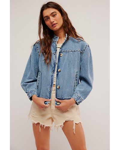 MAISON HOTEL Tennessee-Dolly Jacket - Blue