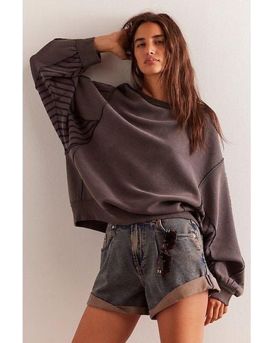 Free People End Game Pullover - Brown