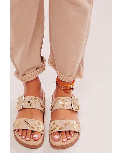Free People Revelry Studded Sandals - Pink
