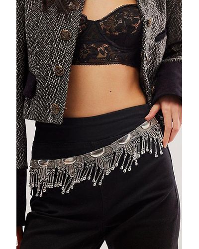 Free People Party Crasher Chain Belt - Black