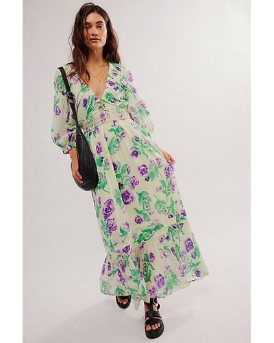 Free People Golden Hour Maxi Dress - Green