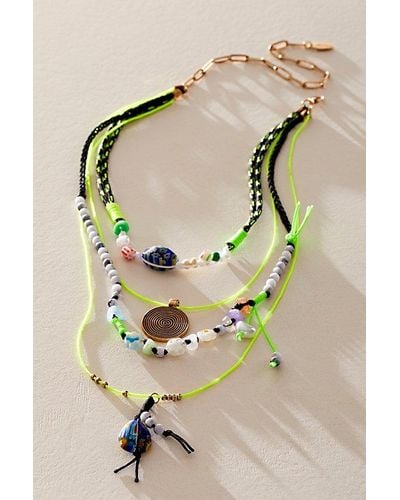 Free People My Magic Layered Necklace - Multicolour