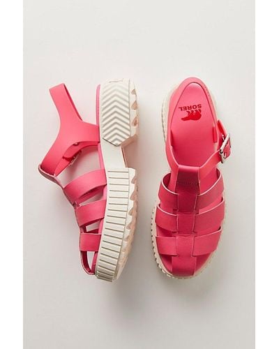 Sorel Ona Fisherman Mid Sandals - Pink
