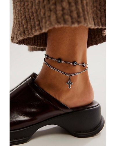 Free People Rory Anklet - Brown