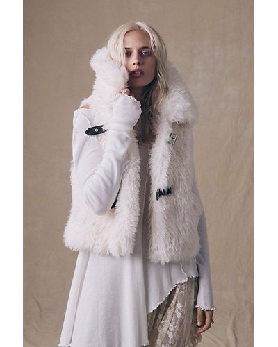 Womens Winter Casual Sherpa Fleece Vest Sleeveless Zip Up Fuzzy Jacket  Lightweight Waistcoat Gilet with Pockets