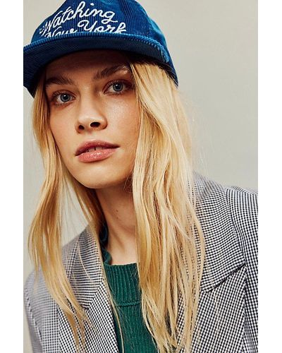 Free People Watching New York Commuter Hat - Blue