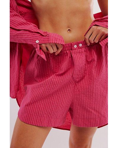 Intimately By Free People Cloud Nine Boxers - Red