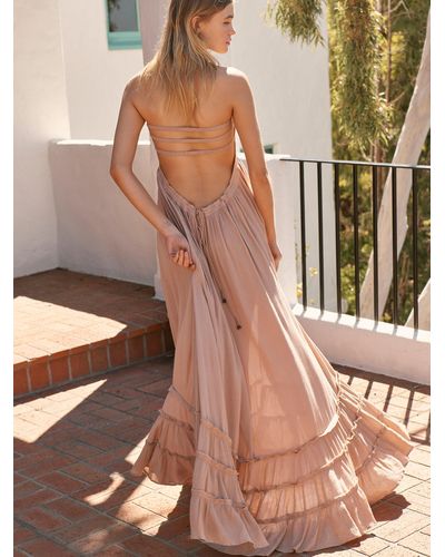 Free People Extratropical Jersey Maxi Dress - Brown