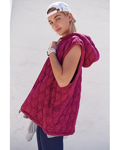 Fp Movement Dream Big Quilted Vest - Pink