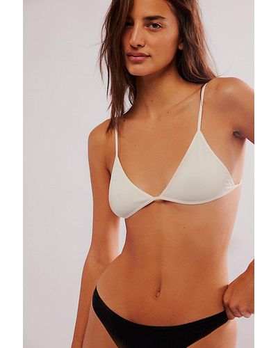 Intimately By Free People Tori Triangle Bralette - Brown