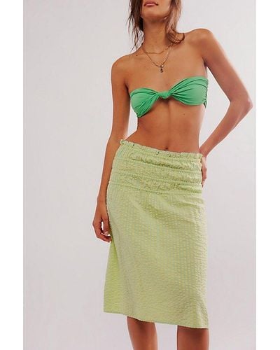 Free People Fp One Sunni Convertible Skirt - Green