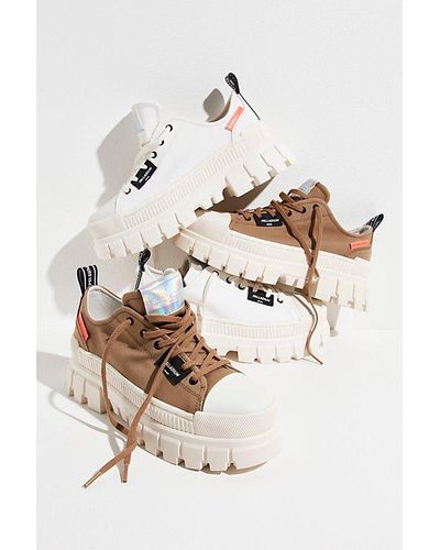 Palladium Revolt Lo Textile Sneakers - White