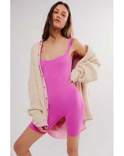 Intimately By Free People Easy Does It Playsuit - Pink