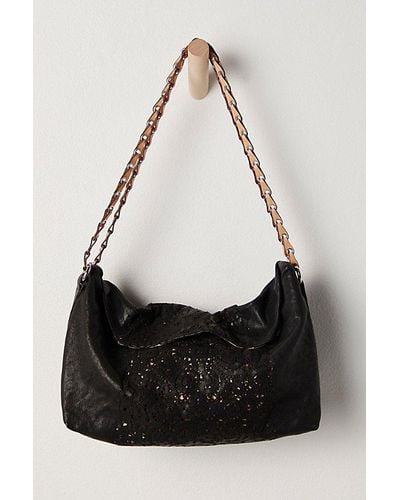 Free People Colette Leather Shoulder Bag - Black