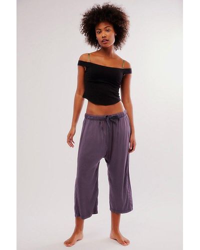 Intimately By Free People Morning Light Pj Trousers - Red