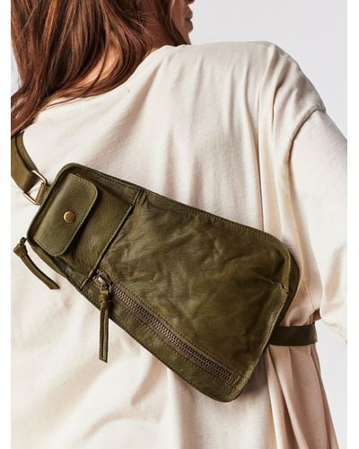 Free People Jagger Leather Sling - Natural
