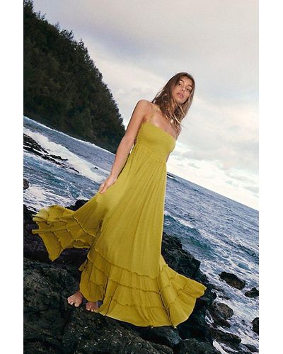 Free People Extratropical Maxi Dress - Green
