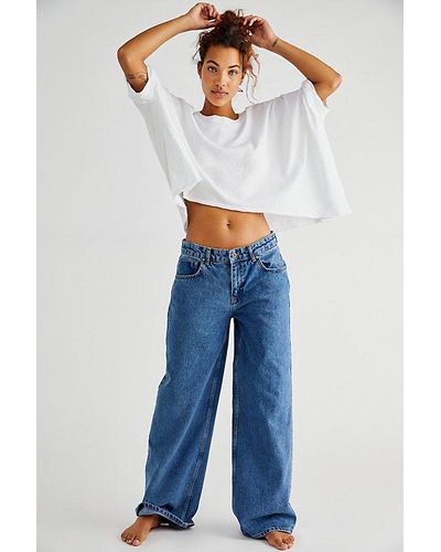 The Ragged Priest Low-rise Baggy Jeans - Blue