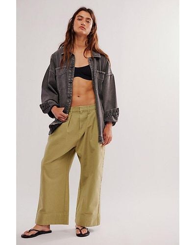 Free People Sweet Talk Chino Trousers - Multicolour