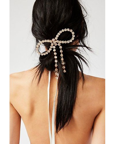 Free People Pistols Bedazzeled Bow - Natural