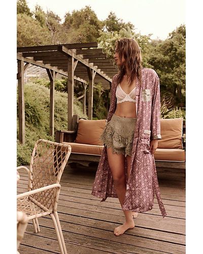 Intimately By Free People Oasis House Robe Top - Brown