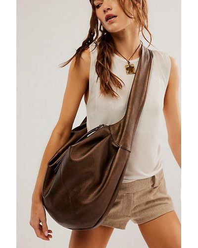 Free People Slouchy Carryall - Brown