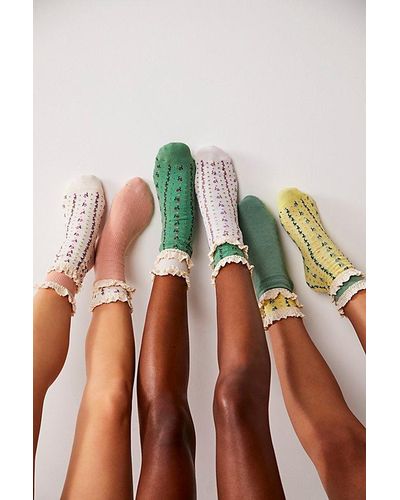 Free People The Ultimate Sock Pack - Yellow