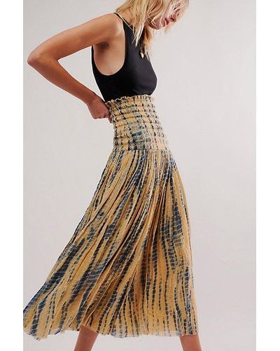 Free People Fp One Ravenna Printed Convertible Maxi Skirt - Multicolor
