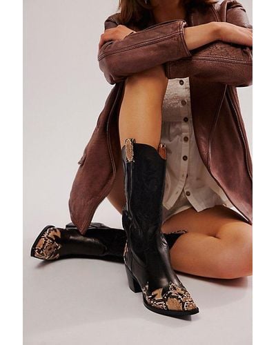 Jeffrey Campbell Dagget Western Boots - Brown