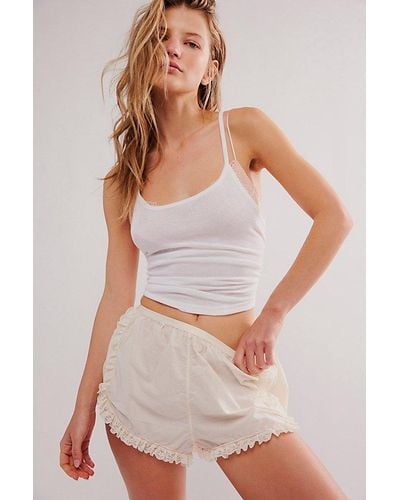 Intimately By Free People Forget Me Not Shorties - White
