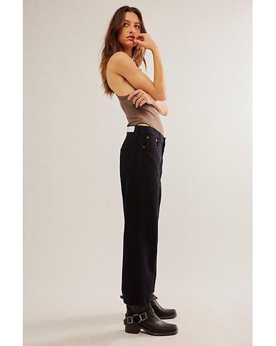 RE/DONE Loose Crop Jeans - Natural