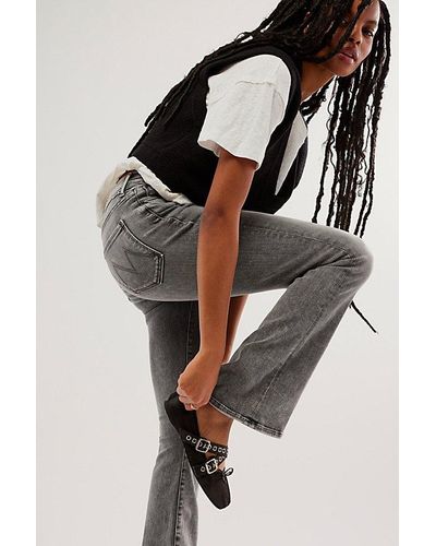 Mother High-Waisted Weekender Skimp Jeans - Black