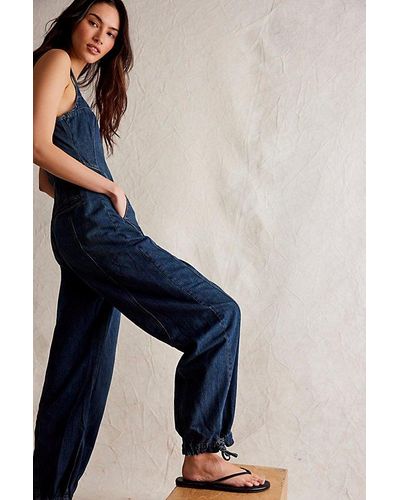 Free People We The Free Match Point Jumpsuit - Blue