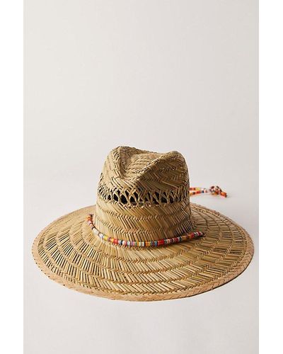 Free People Delta Woven Lifeguard Hat - Natural