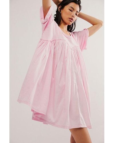 Free People Catalina Mini Dress - Pink