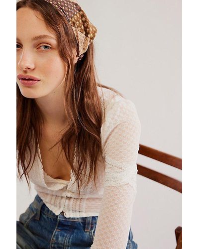 Free People Marikas Hair Scarf - Natural