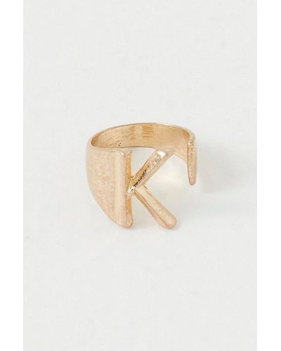 Free People Name On Your Heart Ring - Natural