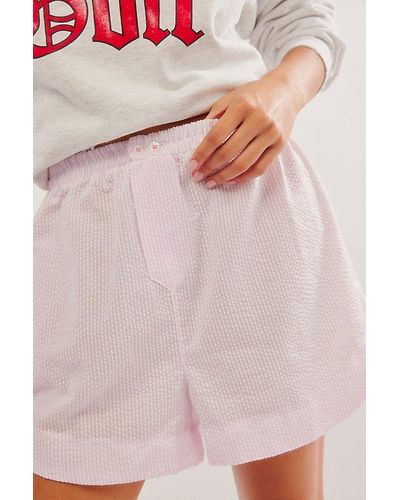 Intimately By Free People Cloud Nine Boxers - Pink