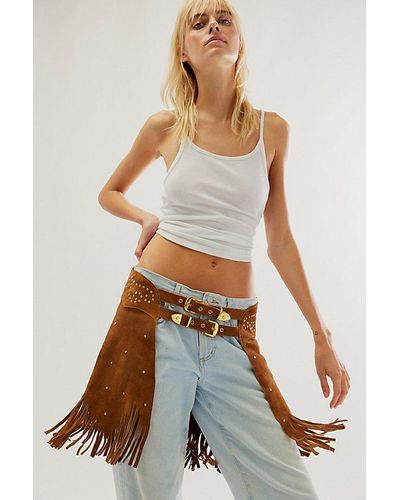 Urban Outfitters Sweet Creature Chaps Belt - Brown