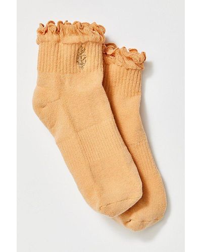 Fp Movement Movement Classic Ruffle Socks - Natural