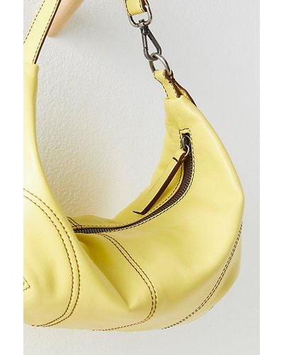 Free People Real World Clutch - Yellow