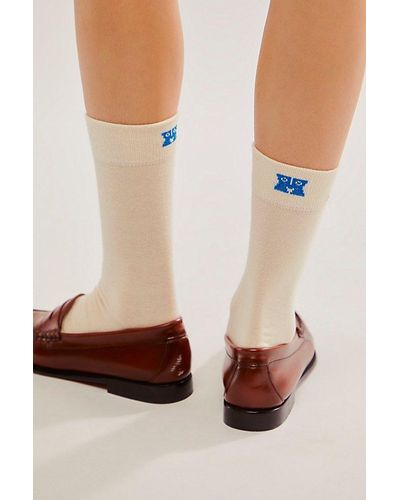 Happy Socks Solid Tube Socks - White