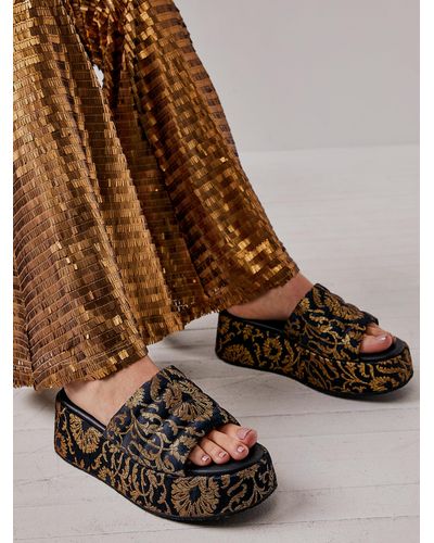 free people black sandals