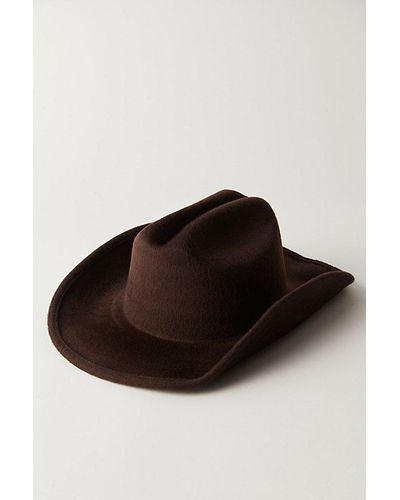 Free People Cash Cowboy Hat - Brown